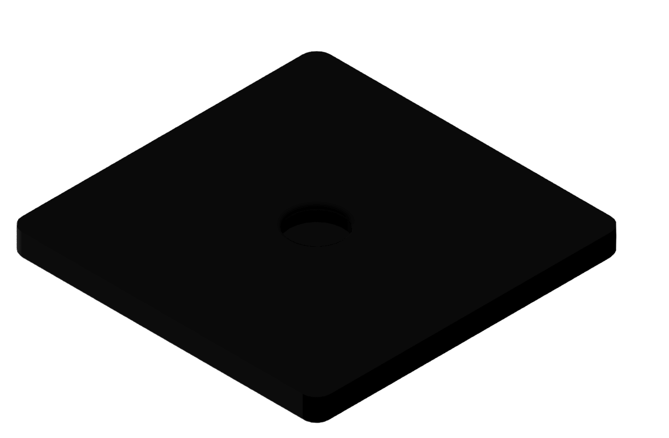 Anti Slip Plate D D100, black