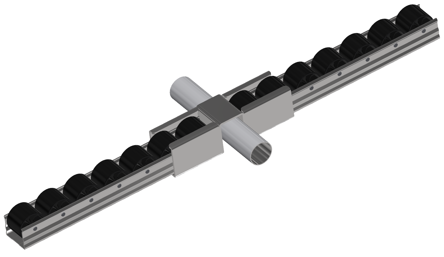 Rollenschienendoppelaufnahme 35-D28 St