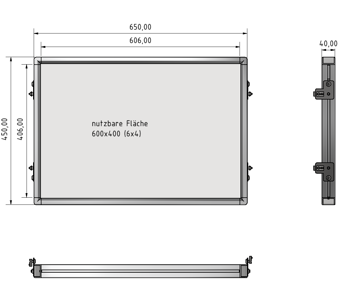 Tray 6x4 ESD F