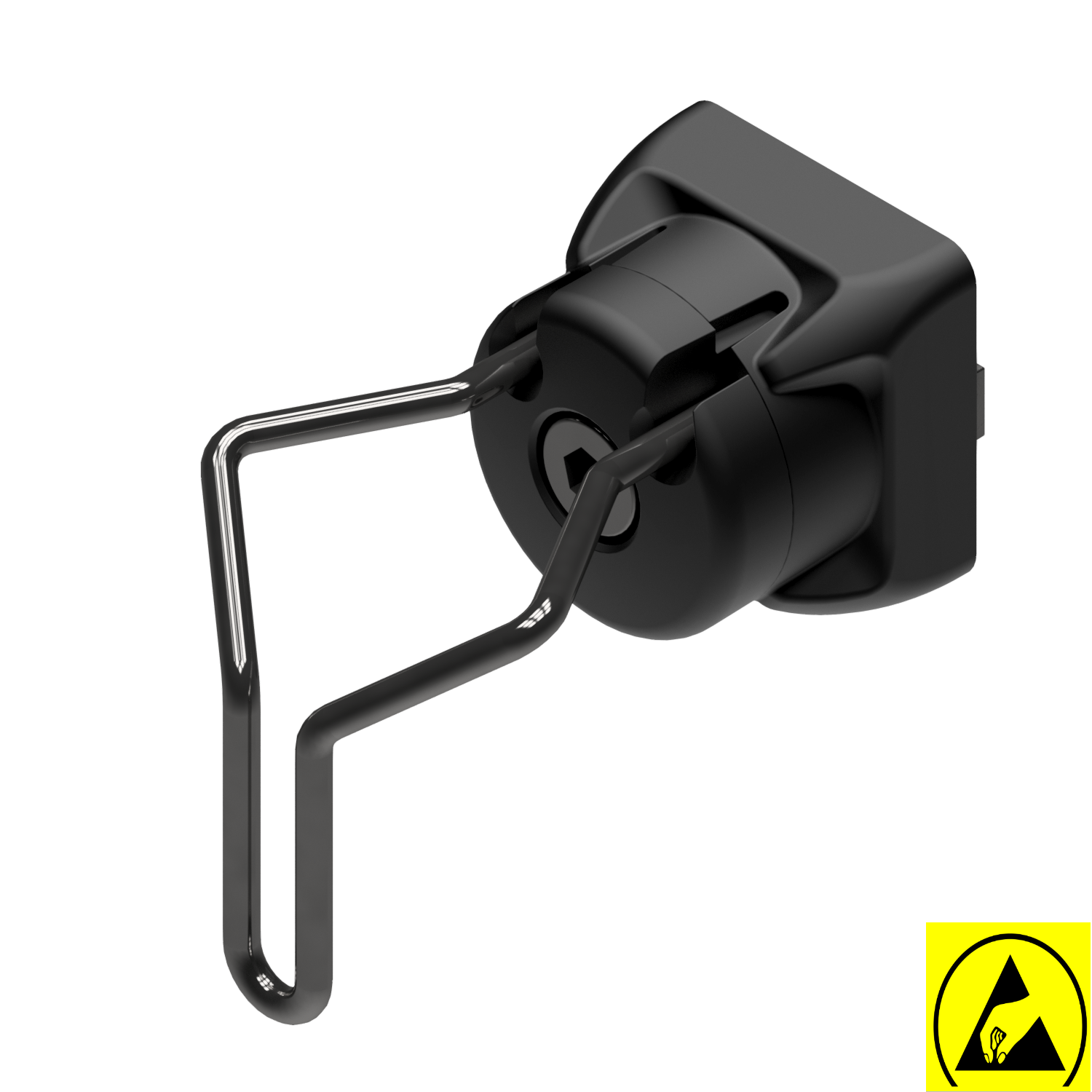 Cloth Holder 8 ESD, black similar to RAL 9005 Cloth Holder 8 ESD, black similar to RAL 9005