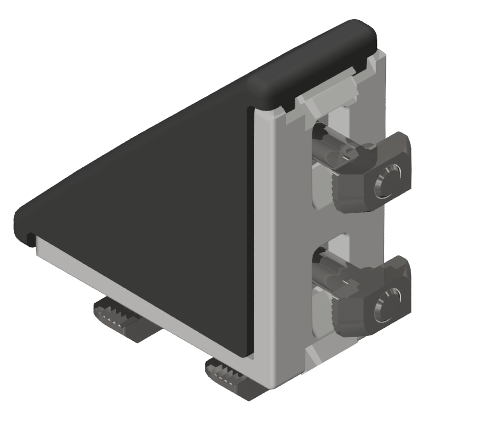 Winkelsatz 20x40, weißaluminium-8