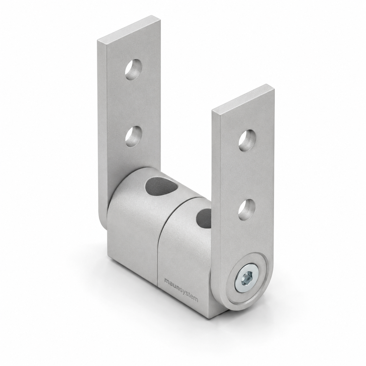 Tragarmgelenk 40x80, weißaluminium-10