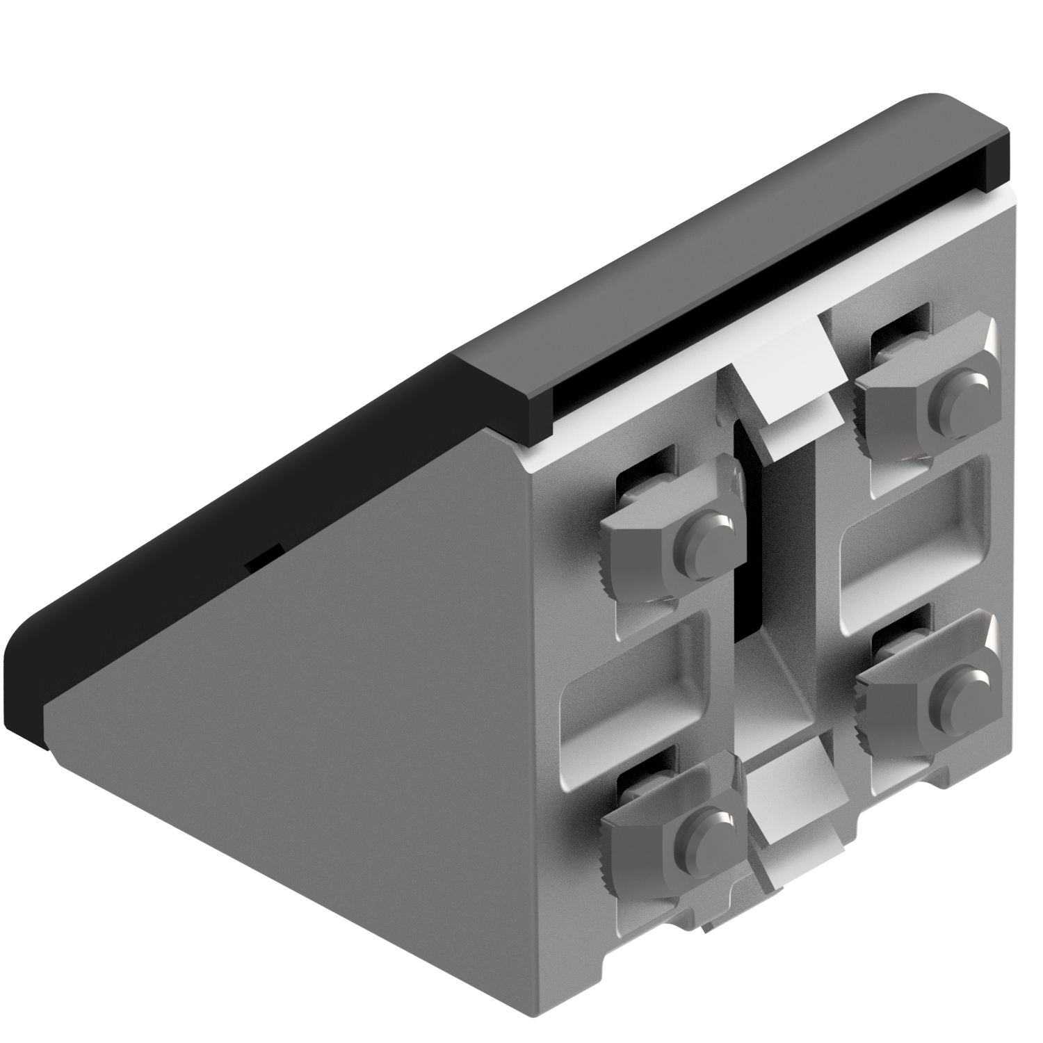 Winkelsatz 60x60, weißaluminium-8