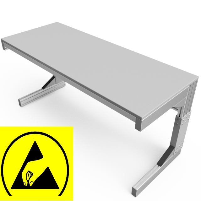 C Line Arbeitstisch-1200x600 ESD BS 30