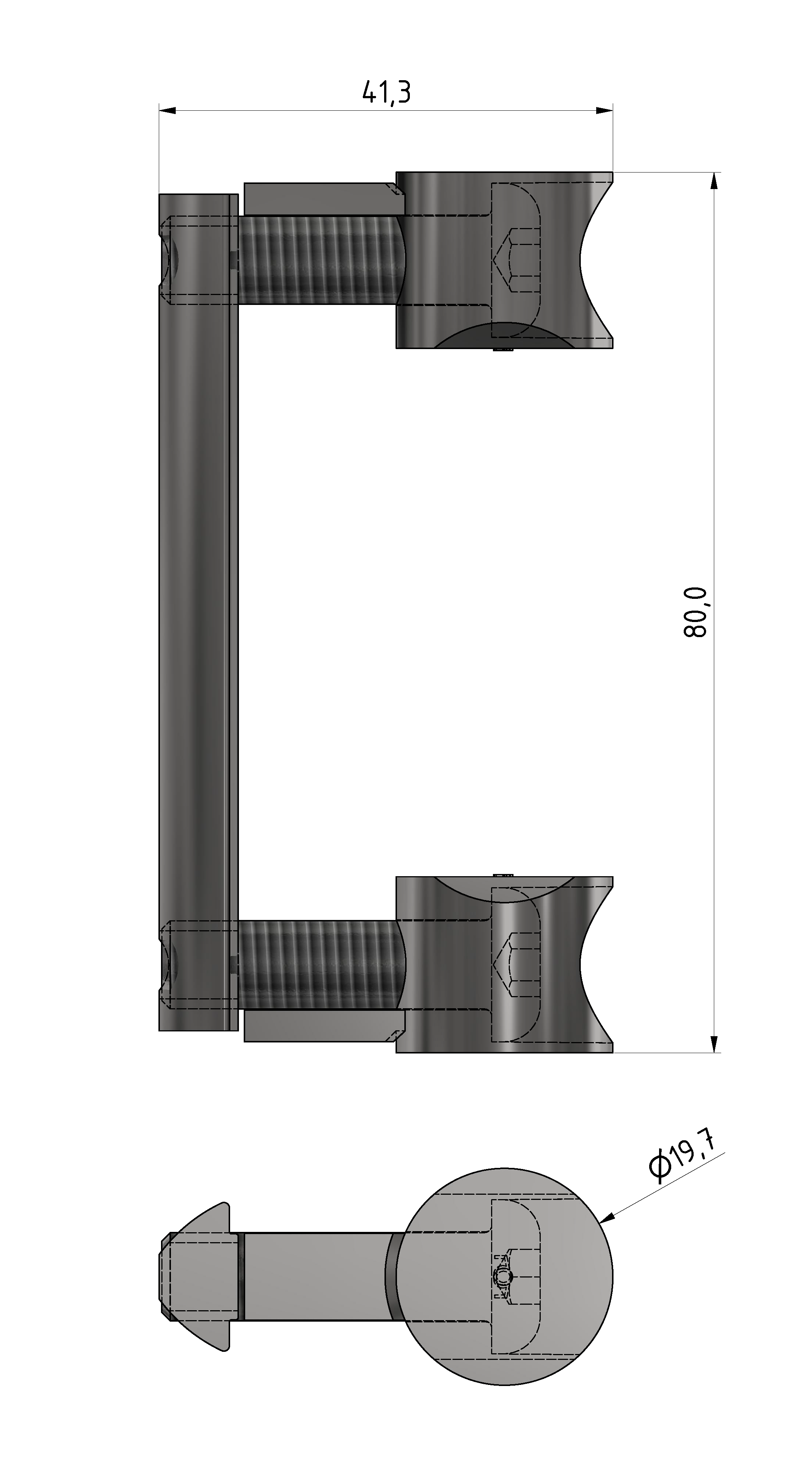 Universal-Verbindungssatz 8 80, verzinkt