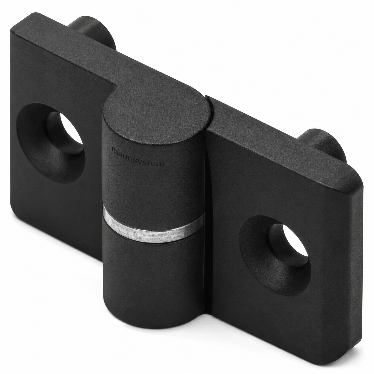 Scharnier 8 PA, rechts, schwarz