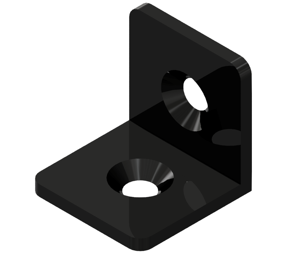 Angle Bracket 30 ST, black-8 Angle Bracket 30 ST, black-8