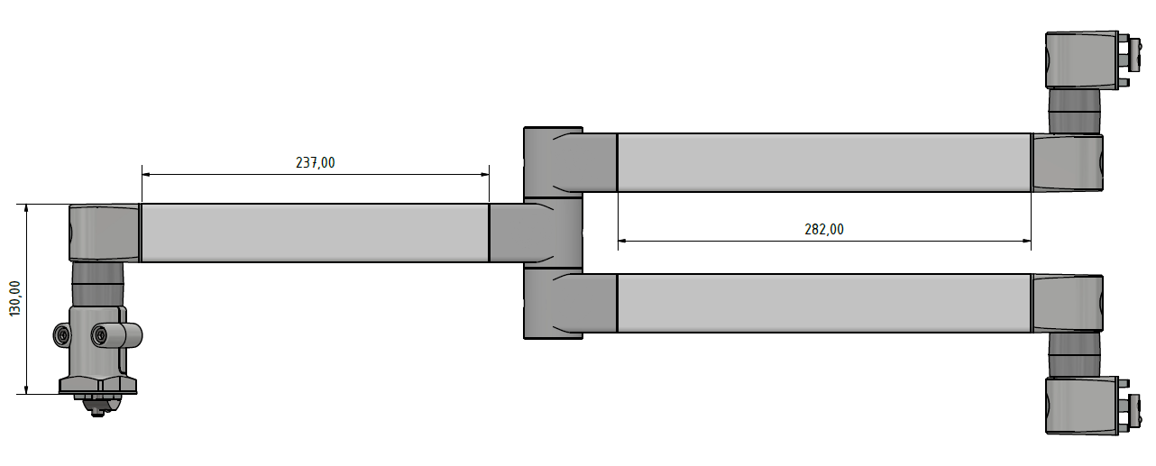 Double Pivot Arm 8 80 695 heavy-duty Double Pivot Arm 8 80 695 heavy-duty