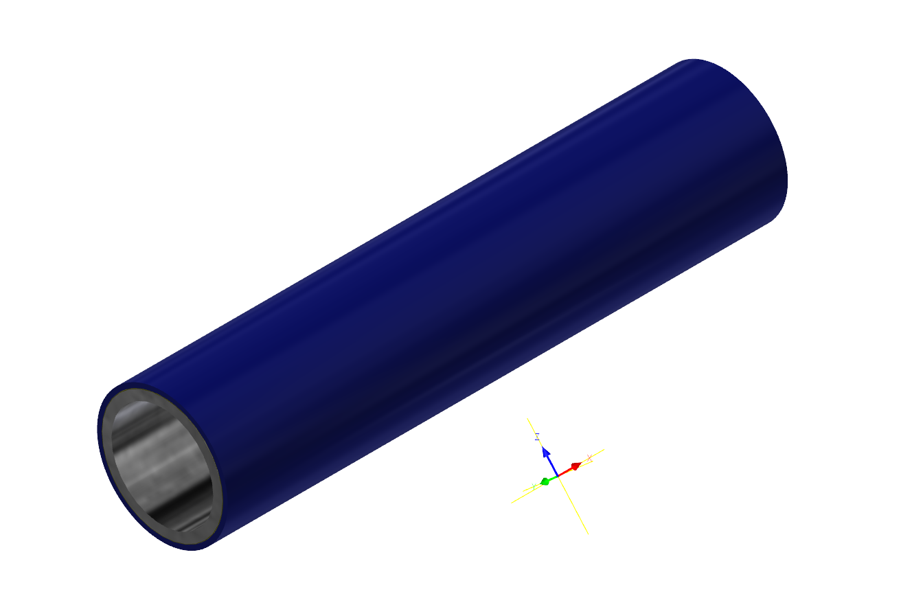 D-Coat-Rohr 2 mm dunkelblau D-Coat-Rohr 2 mm dunkelblau