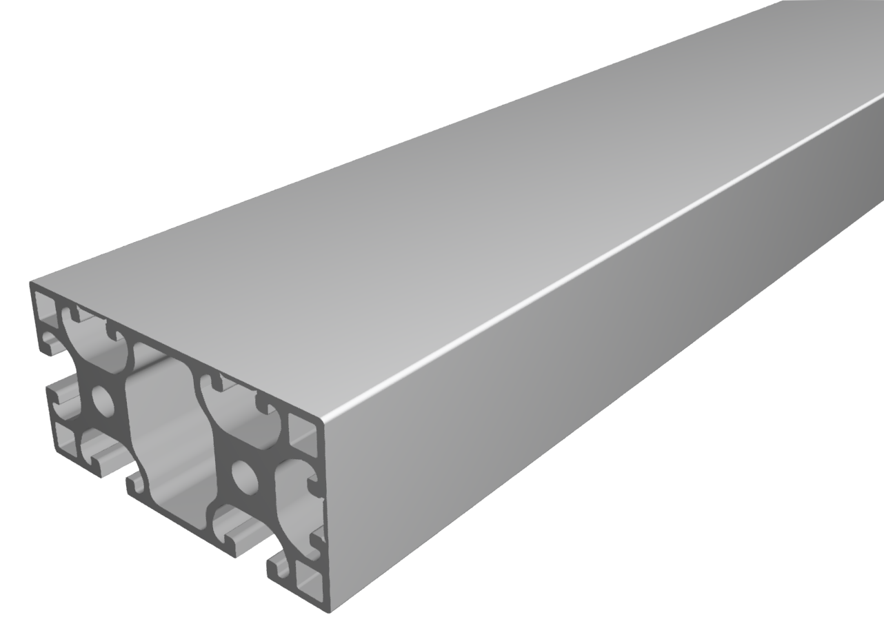 Profil X 8 80x40 3NO90 leicht, natur Profil X 8 80x40 3NO90 leicht, natur