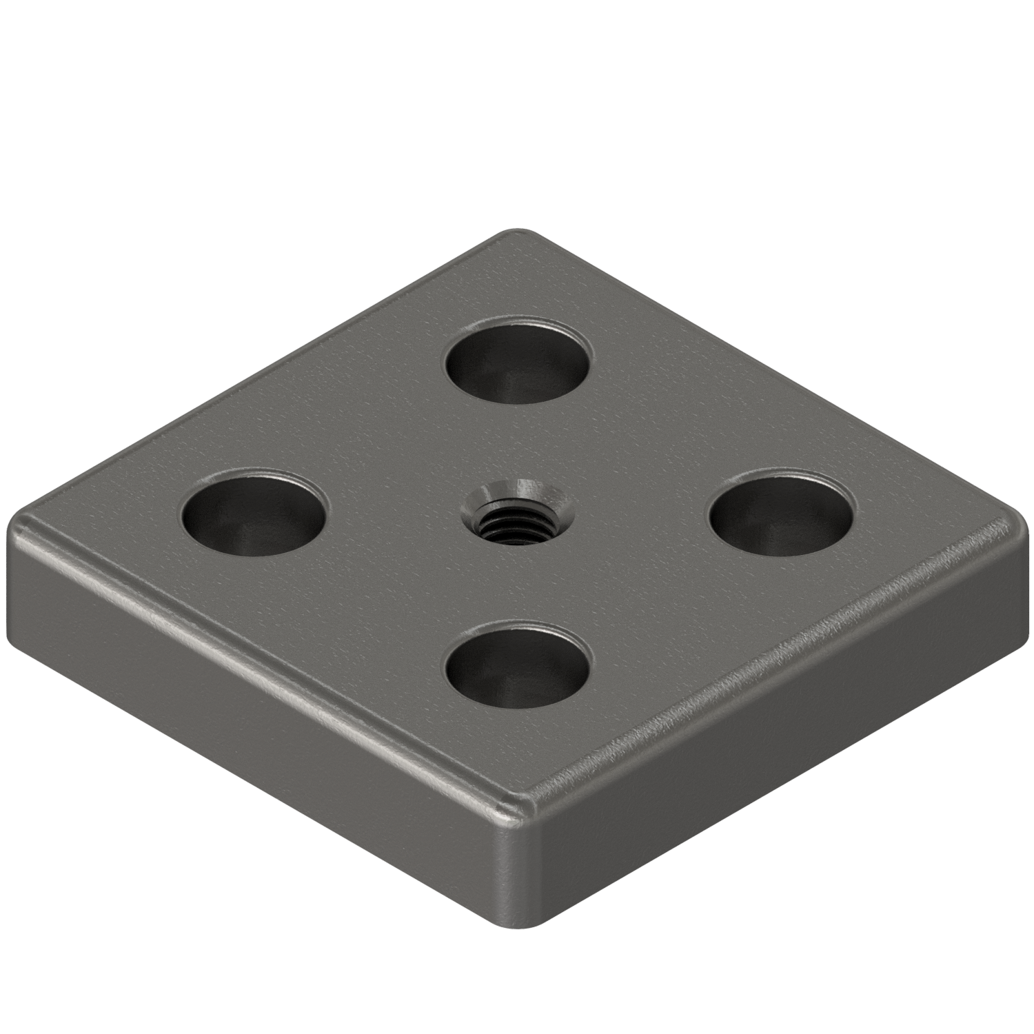 Fußplatte 8 80x80, M10, verzinkt