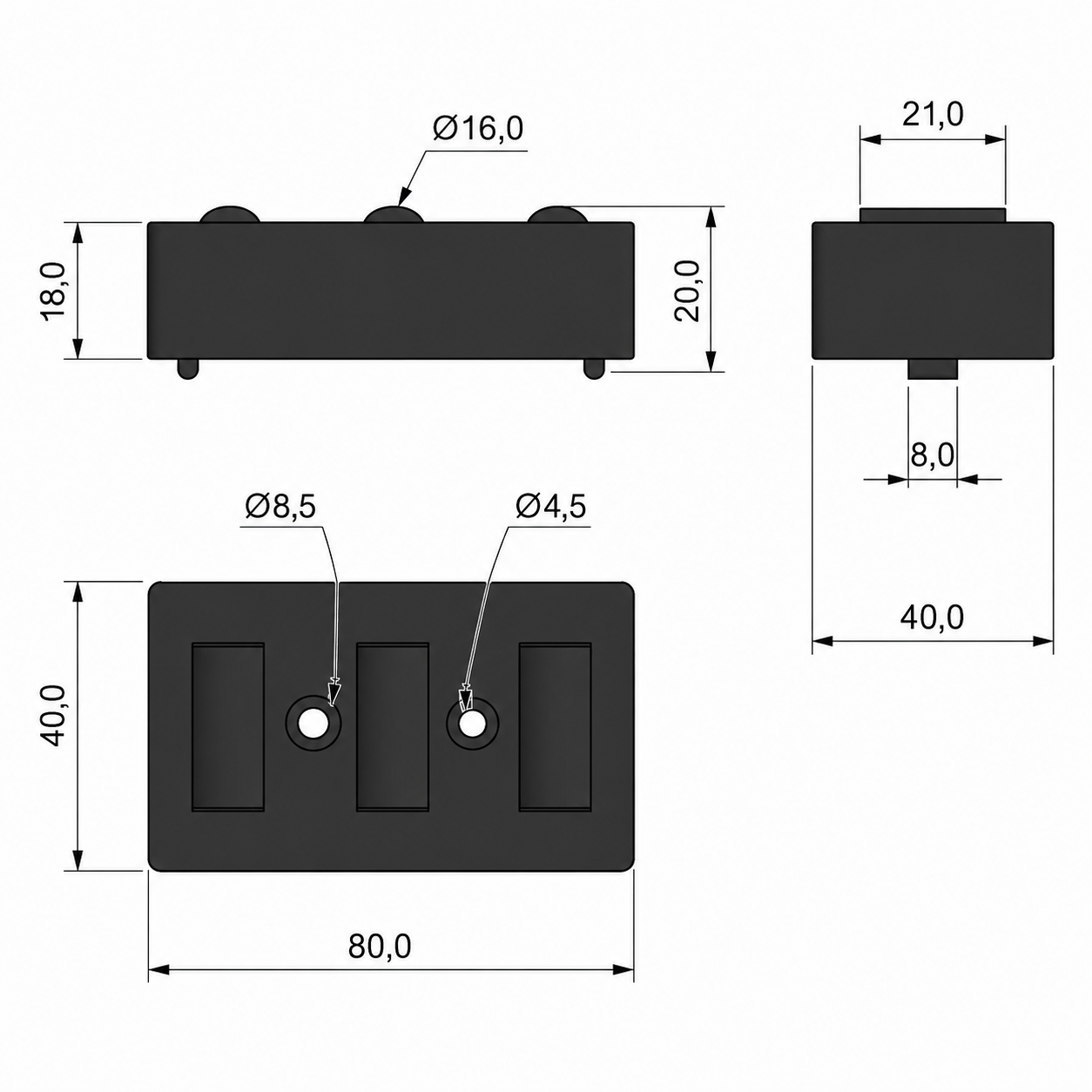 Rollenelement 8 80