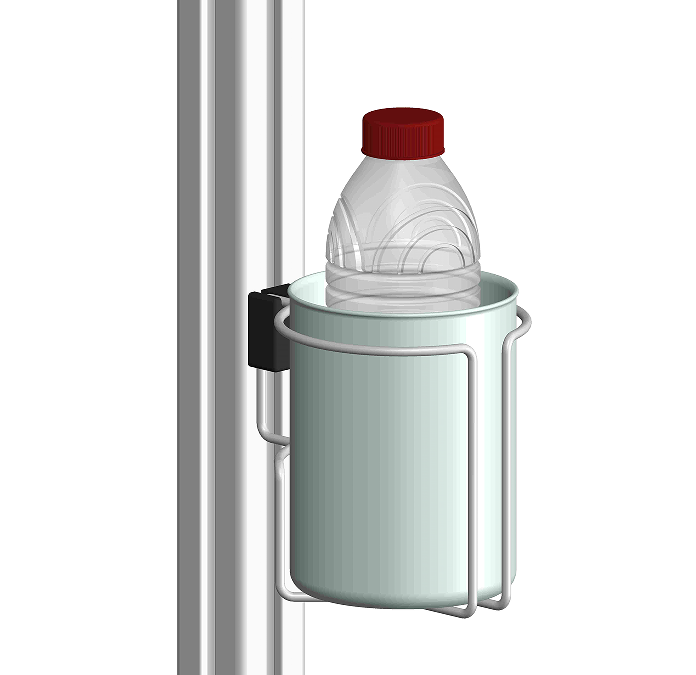 Bottle Holder 8, black similar to RAL 9005