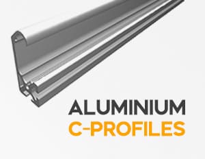 Aluminium C-profiles