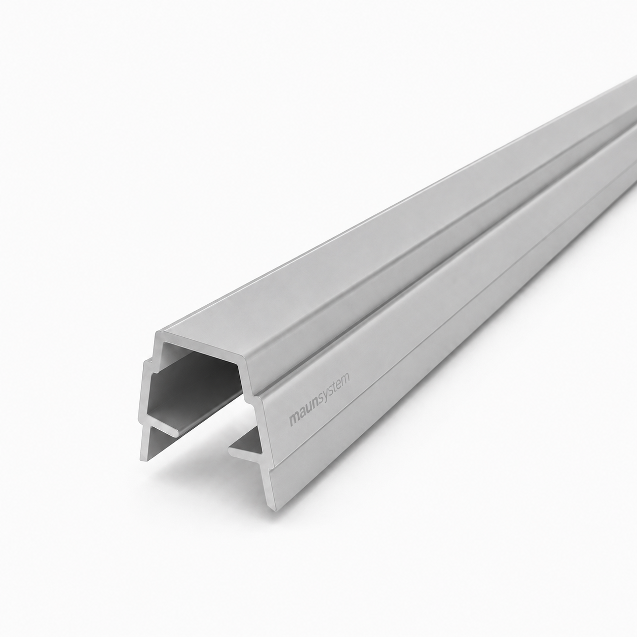 Abdeck- und Einfassprofil 8, weißaluminium