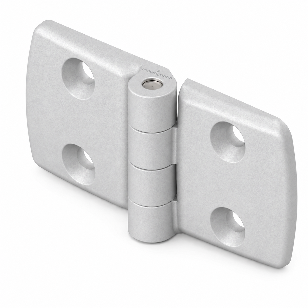 Alu Combi Hinge non detachable 50x50 Al, white aluminium-10