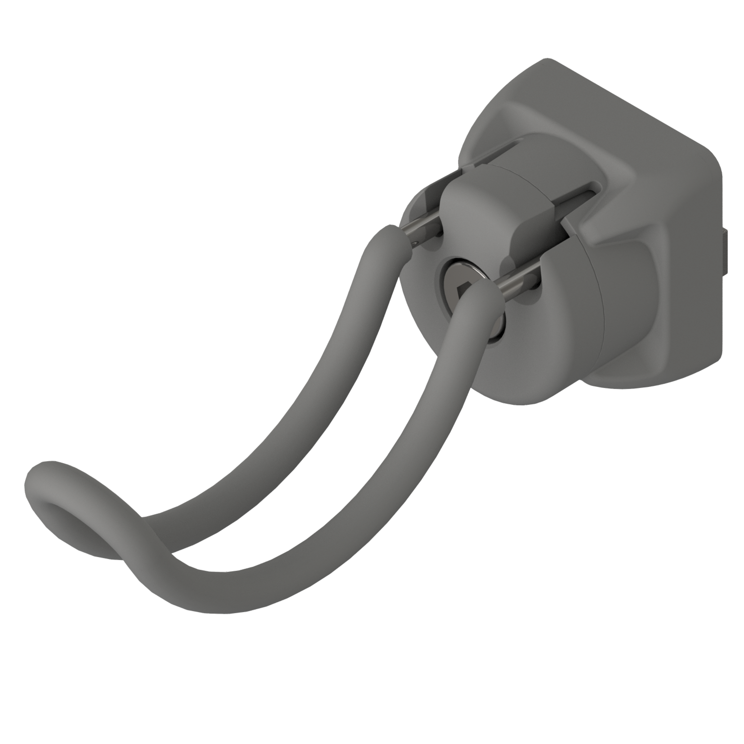 Hook 8 R40, black similar to RAL 7042