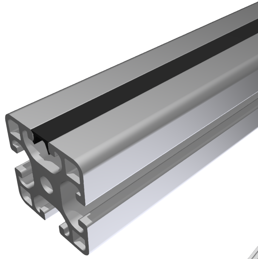 Abdeckprofil 8 PP, schwarz Abdeckprofil 8 PP, schwarz