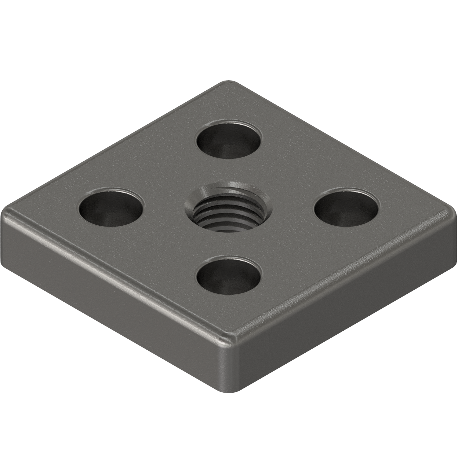 Fußplatte 8 80x80, M20, verzinkt
