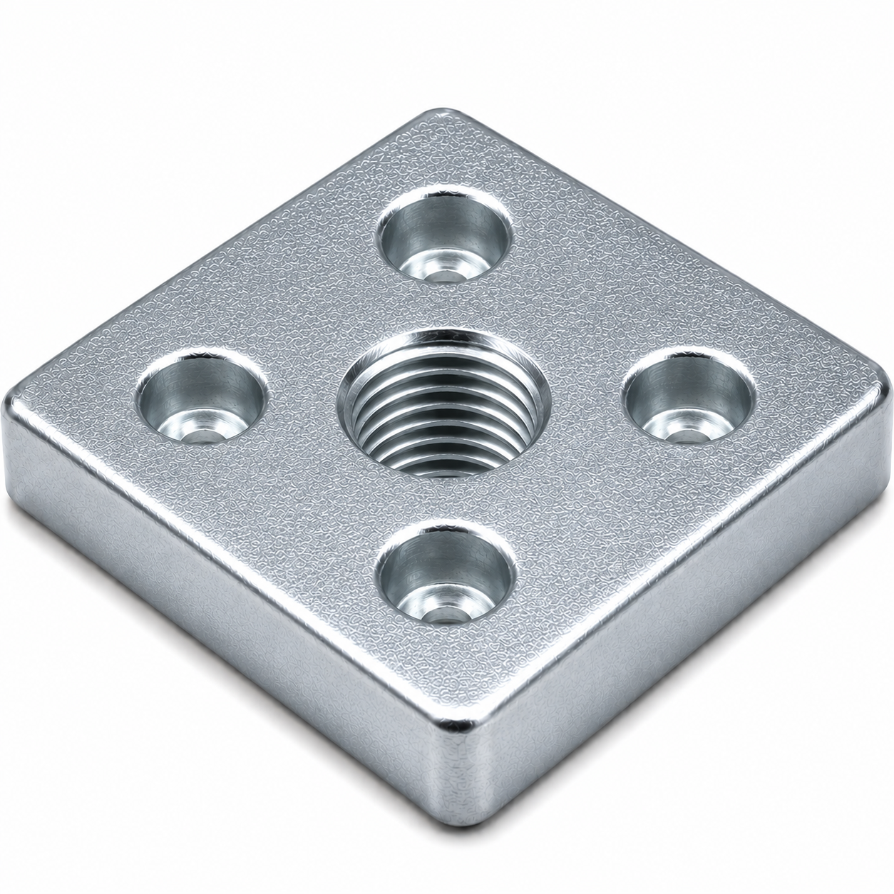 Fußplatte 8 80x80, M20, verzinkt