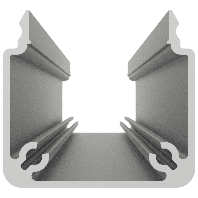 Kanalprofil U 40x40 SE, natur Kanalprofil U 40x40 SE, natur