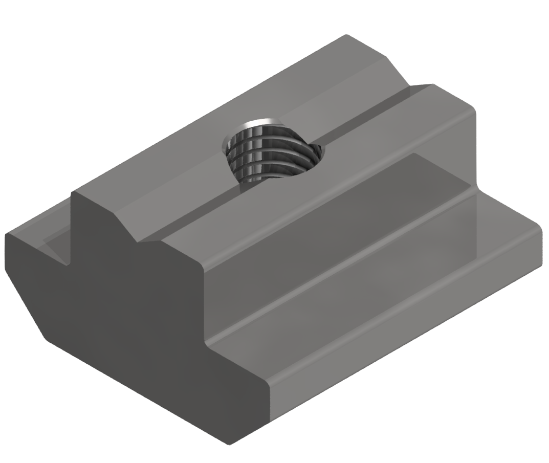 T-Slot Nut B M6 heavy, zinc-plated-10