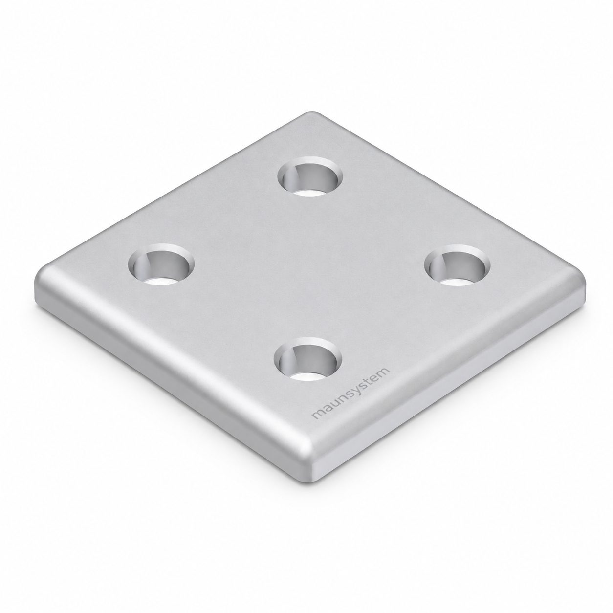 Verbinderplatte 40x40, eloxiert-6