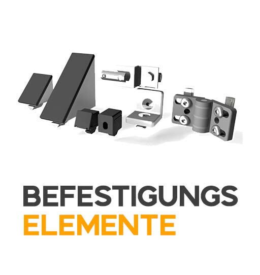 Aluprofil Zubehör: Befestigungselemente