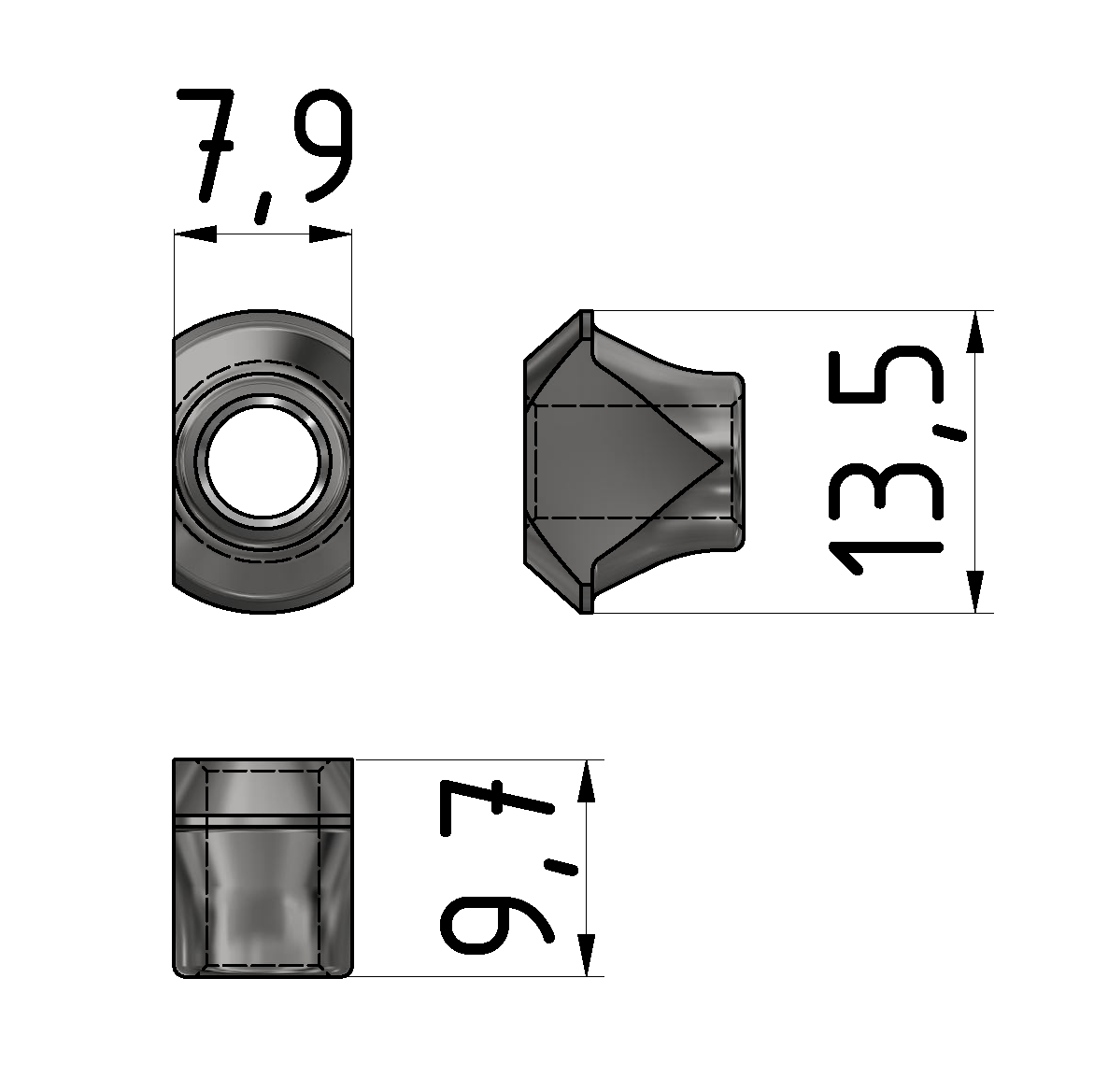 Potentialausgleich 8, verzinkt