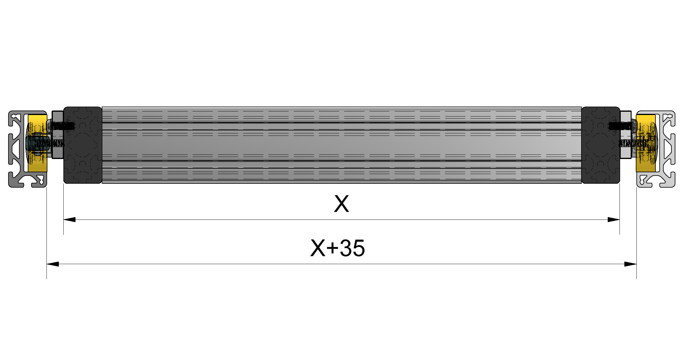 Laufbahnprofil 8 80x40, natur