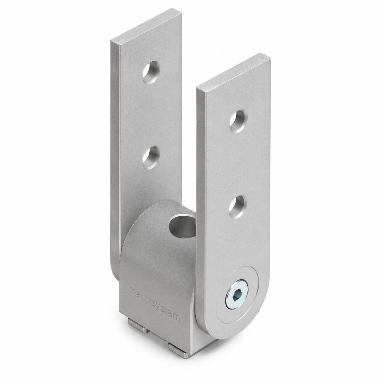 Tragarmgelenk 40x40, weißaluminium-10
