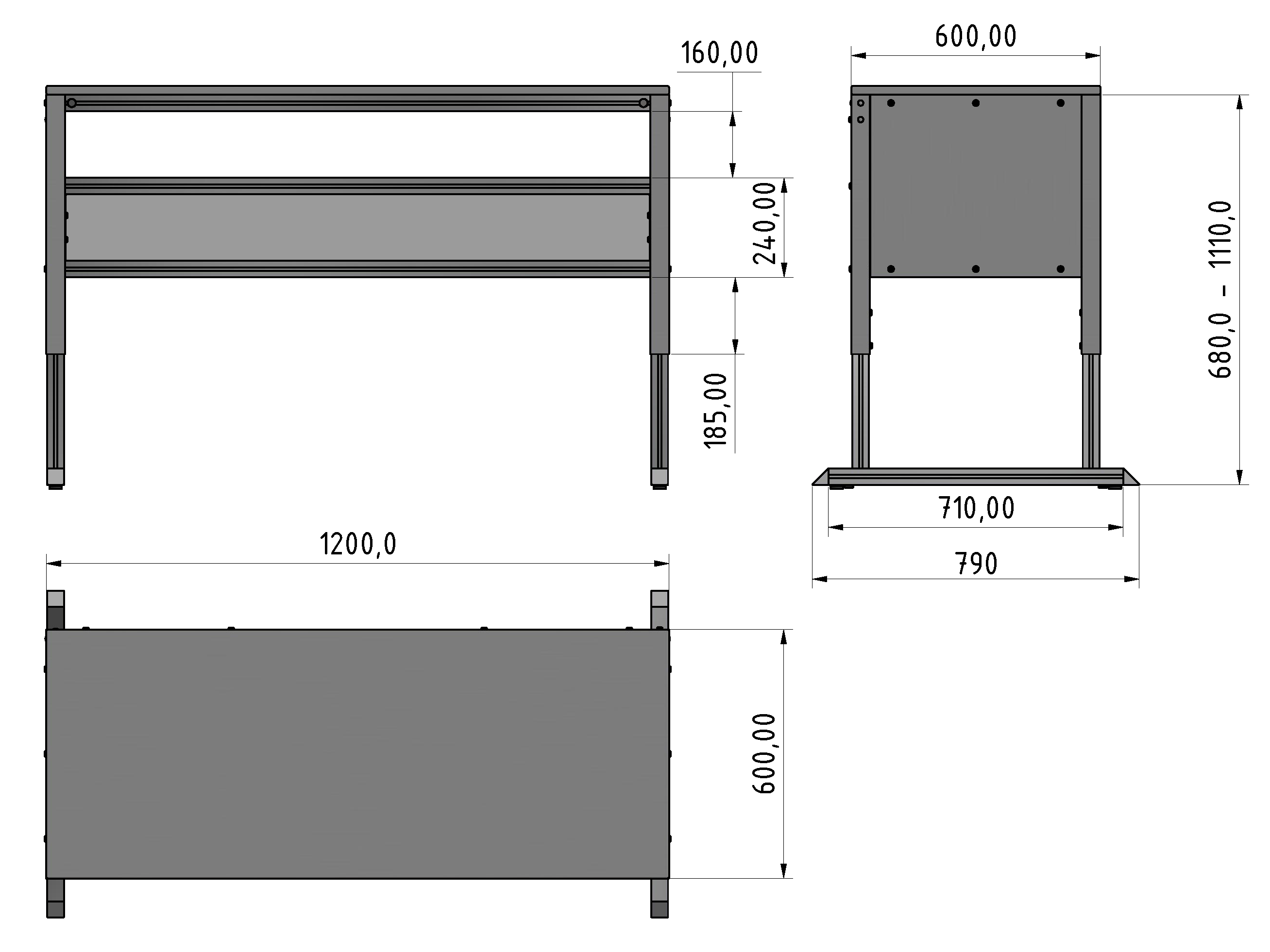 Basic Line Arbeitstisch