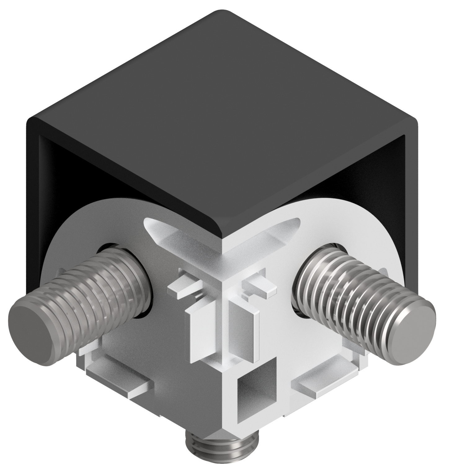 Eckwinkelsatz 45, schwarz-10