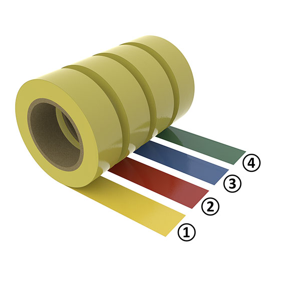 Bodenmarkierungsband 75 - blau Bodenmarkierungsband 75 - blau