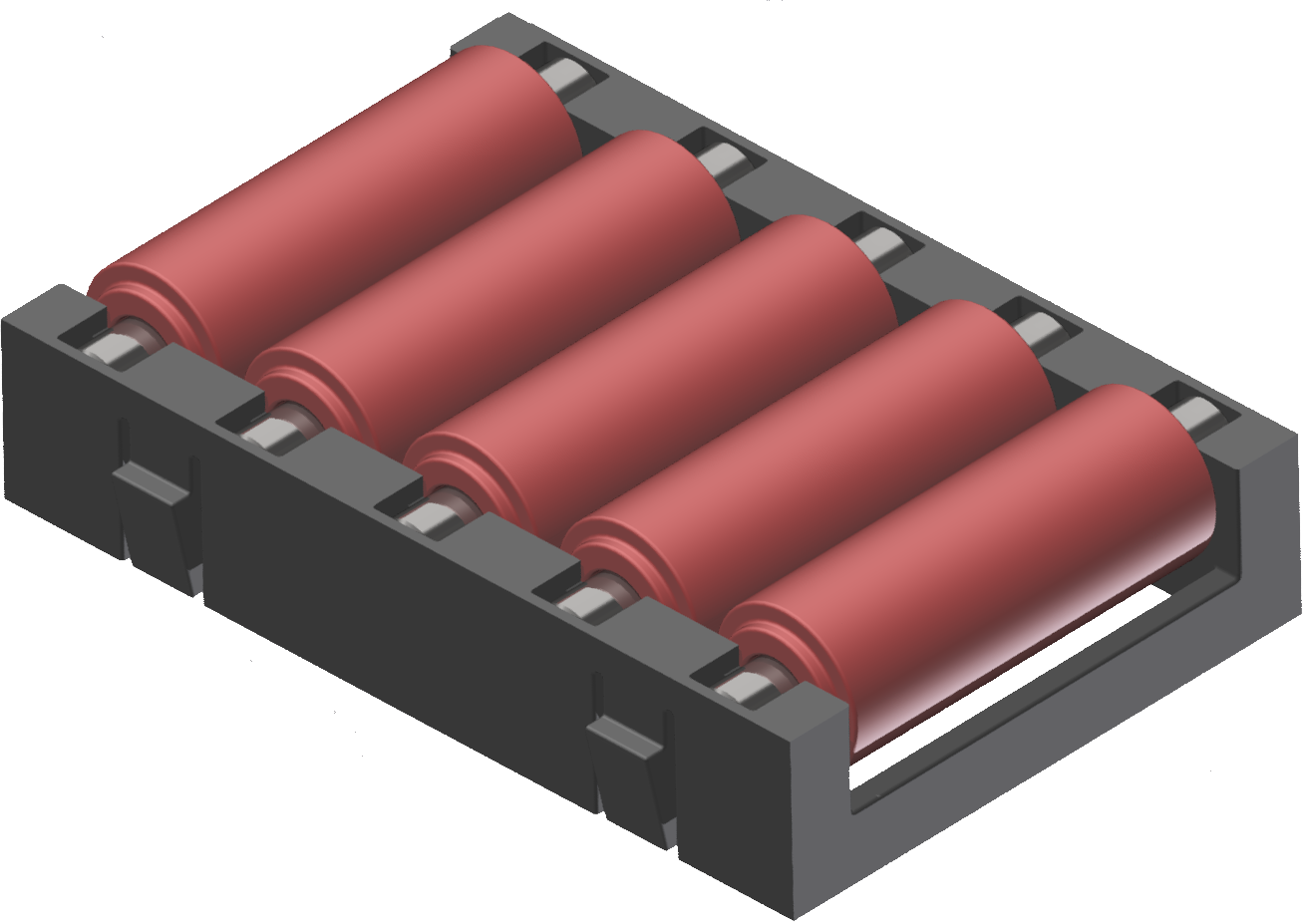 Rolleneinsatz R9, signalrot ähnlich RAL 3001