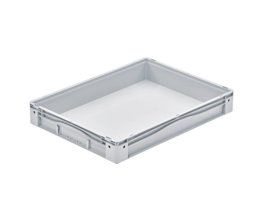Eurobehälter geschlossen 800 x 600 x 120 mm, grau