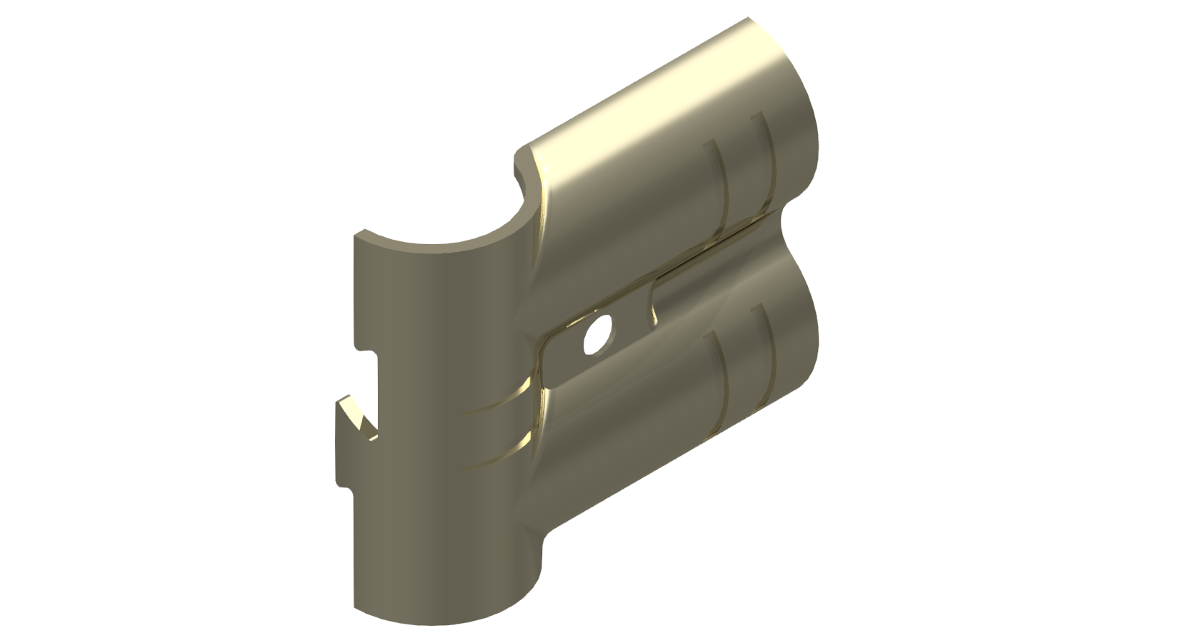 Parallelverbinder mit Doppelanschluss, vernickelt Parallelverbinder mit Doppelanschluss, vernickelt