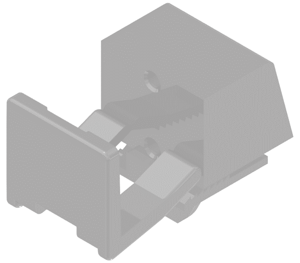 Clamp-Multiblock 6 PA, black