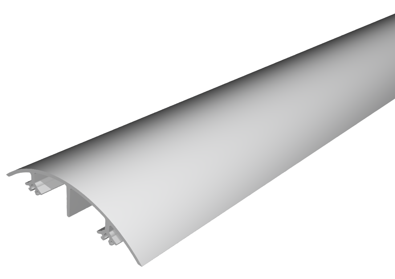 Abdeckprofil 8 R80 Al, natur 6000 Abdeckprofil 8 R80 Al, natur 6000