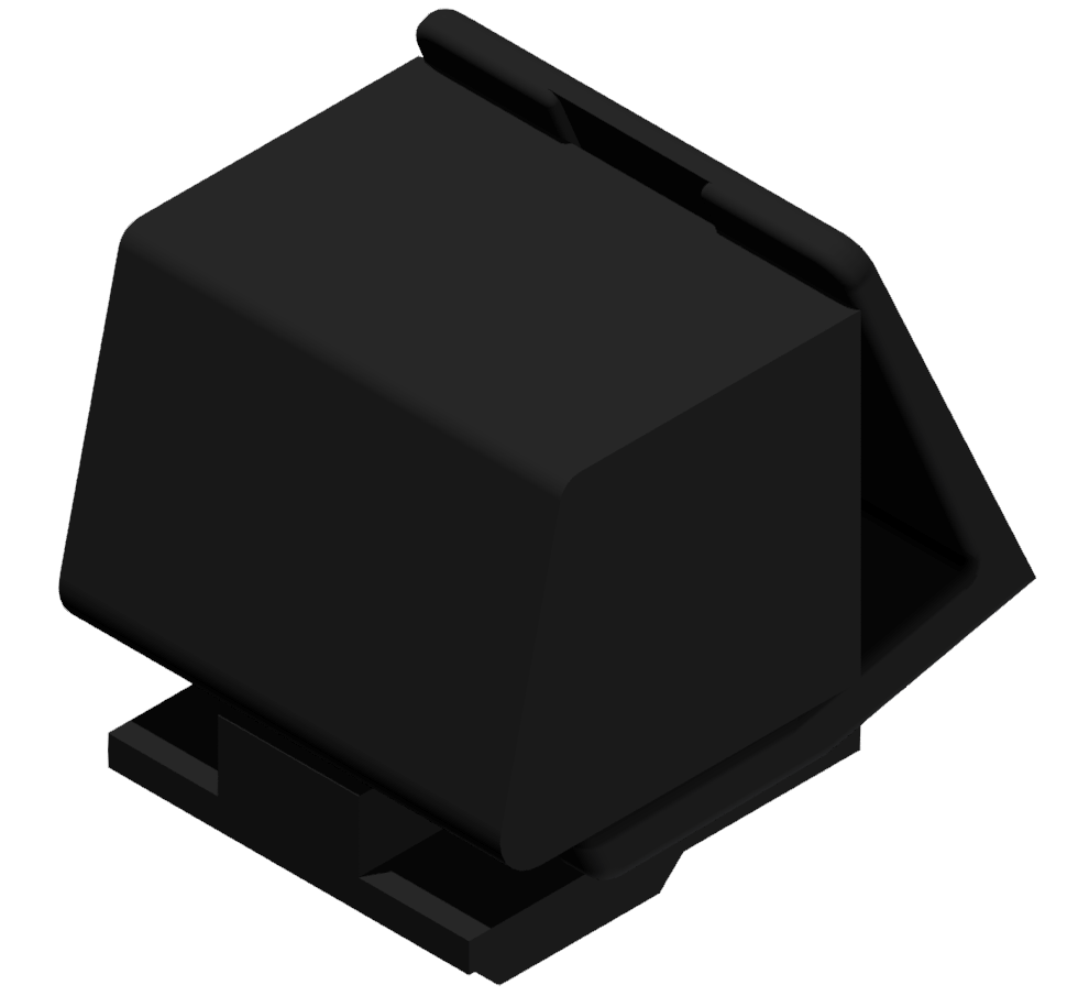 Klemmblock 830 PA, schwarz