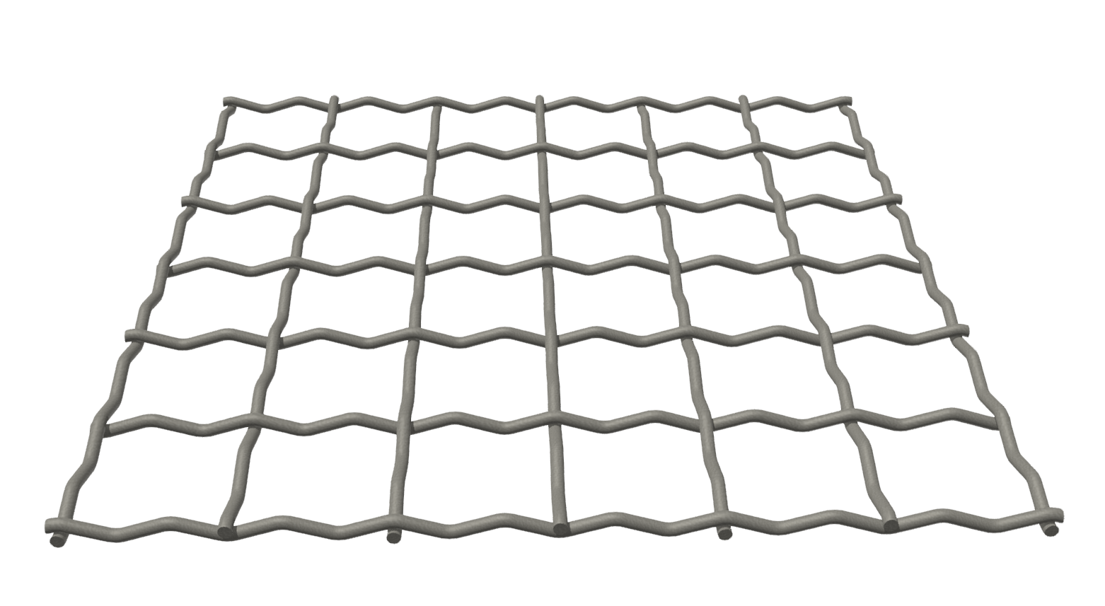 Crimped mesh St 4x40 galvanised