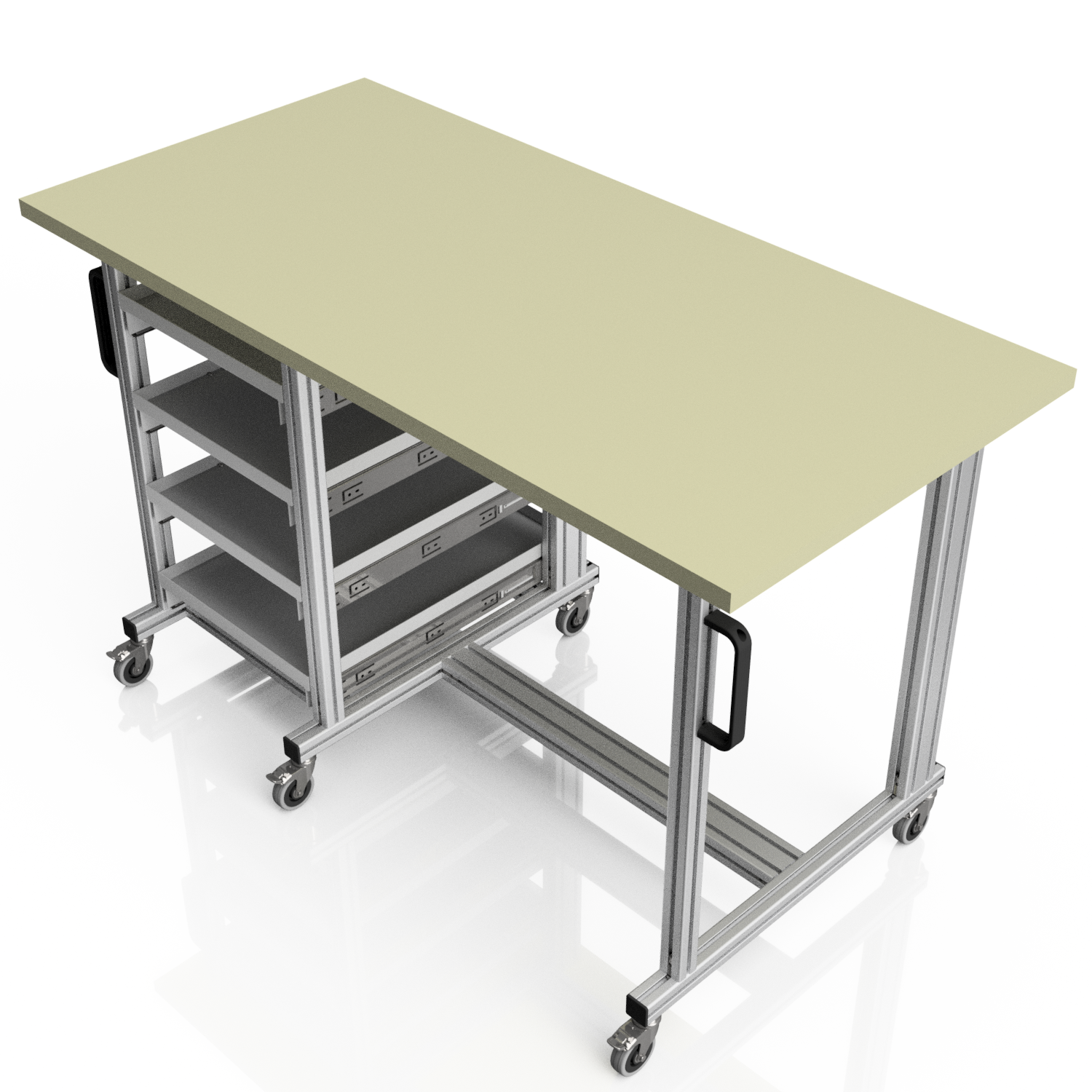 Systemtisch Pro 1480x720 mm für Eurobehälter