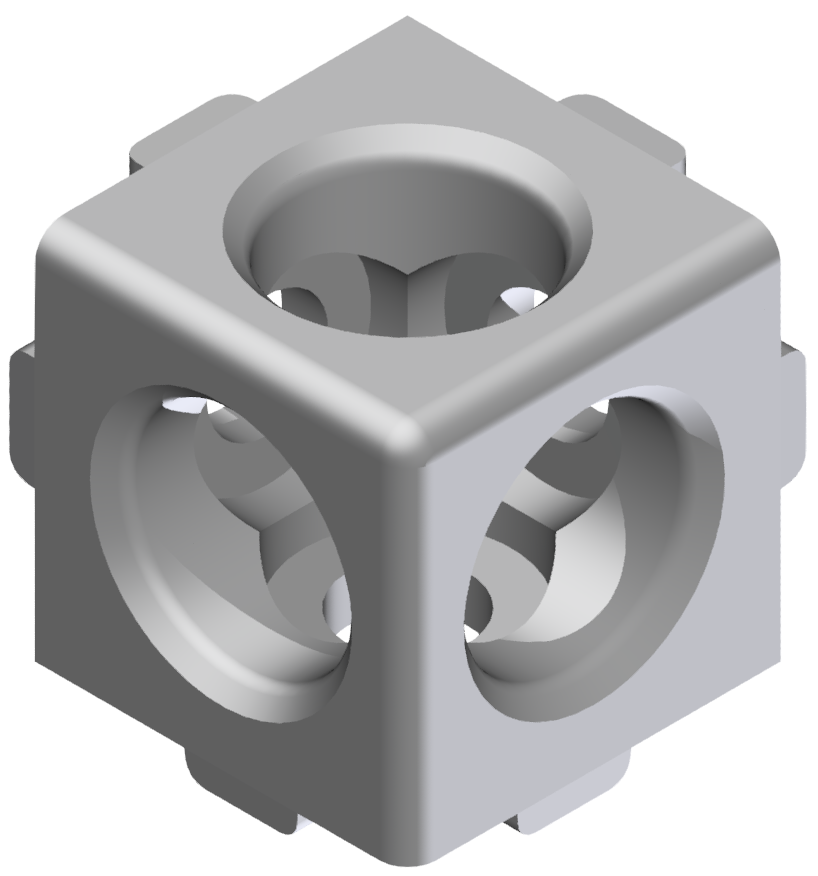 Würfelverbinder 3D 20, natur-6