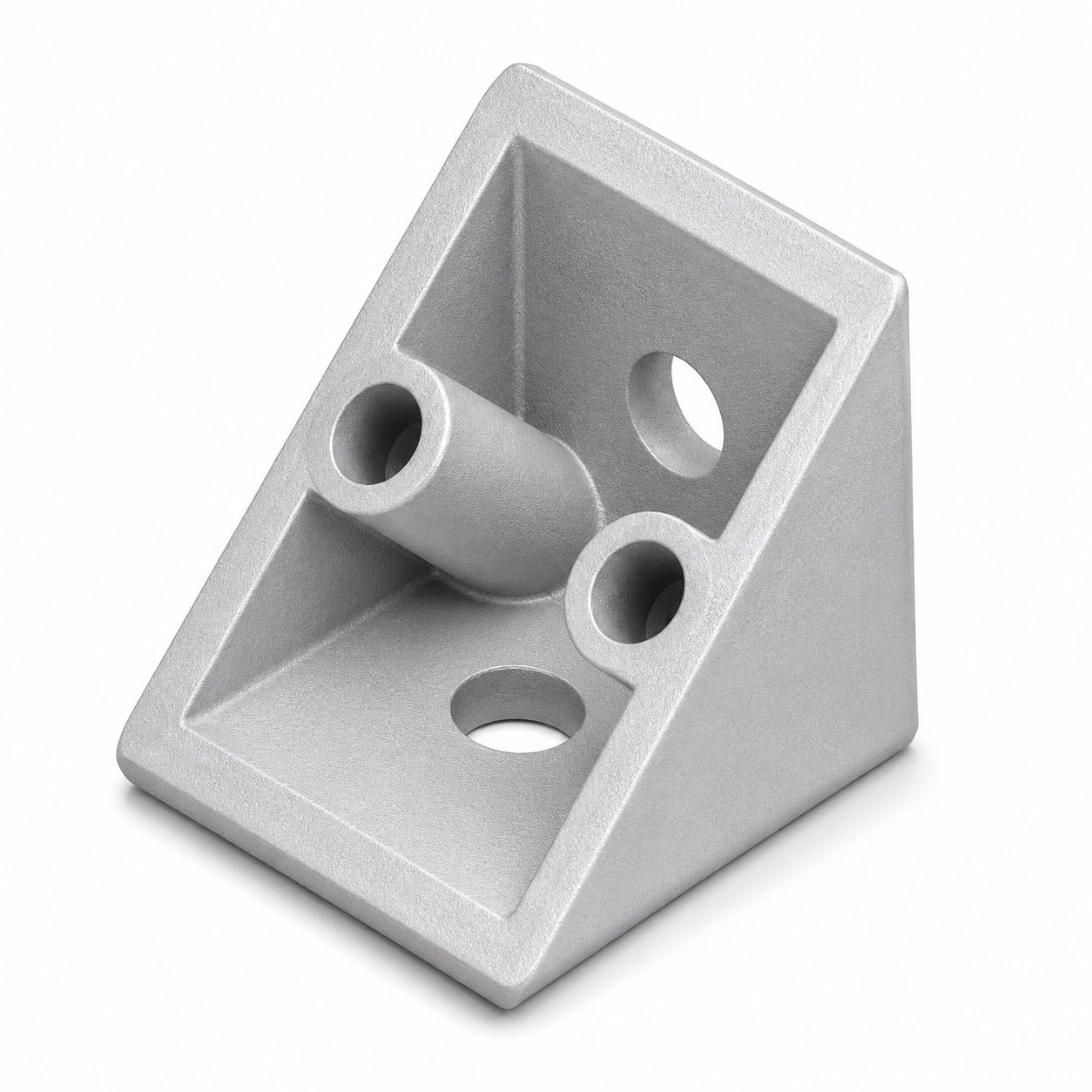 Winkel 6 30x30 Zn, weißaluminium