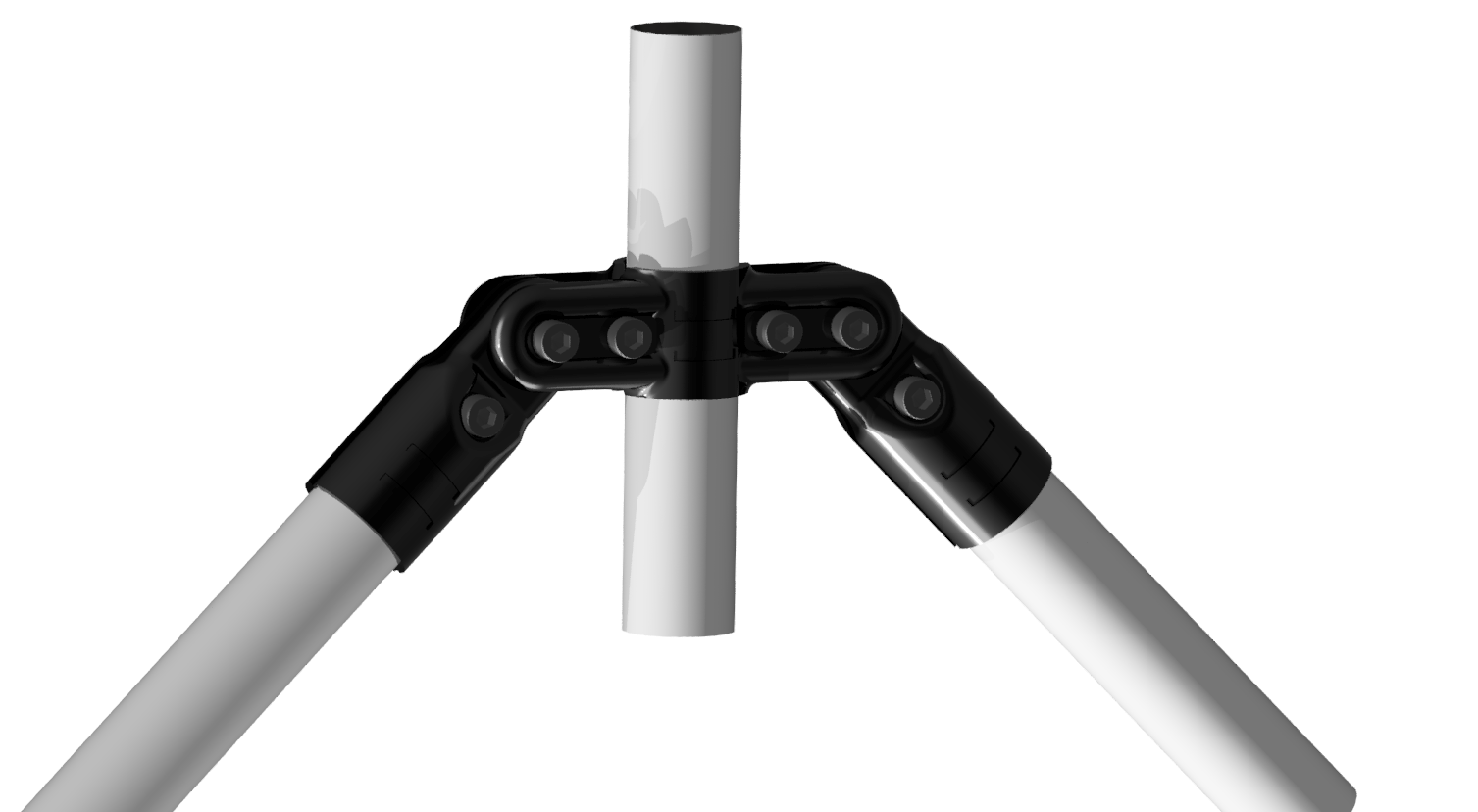 Schwenkverbinderset beidseitig, vernickelt Schwenkverbinderset beidseitig, vernickelt