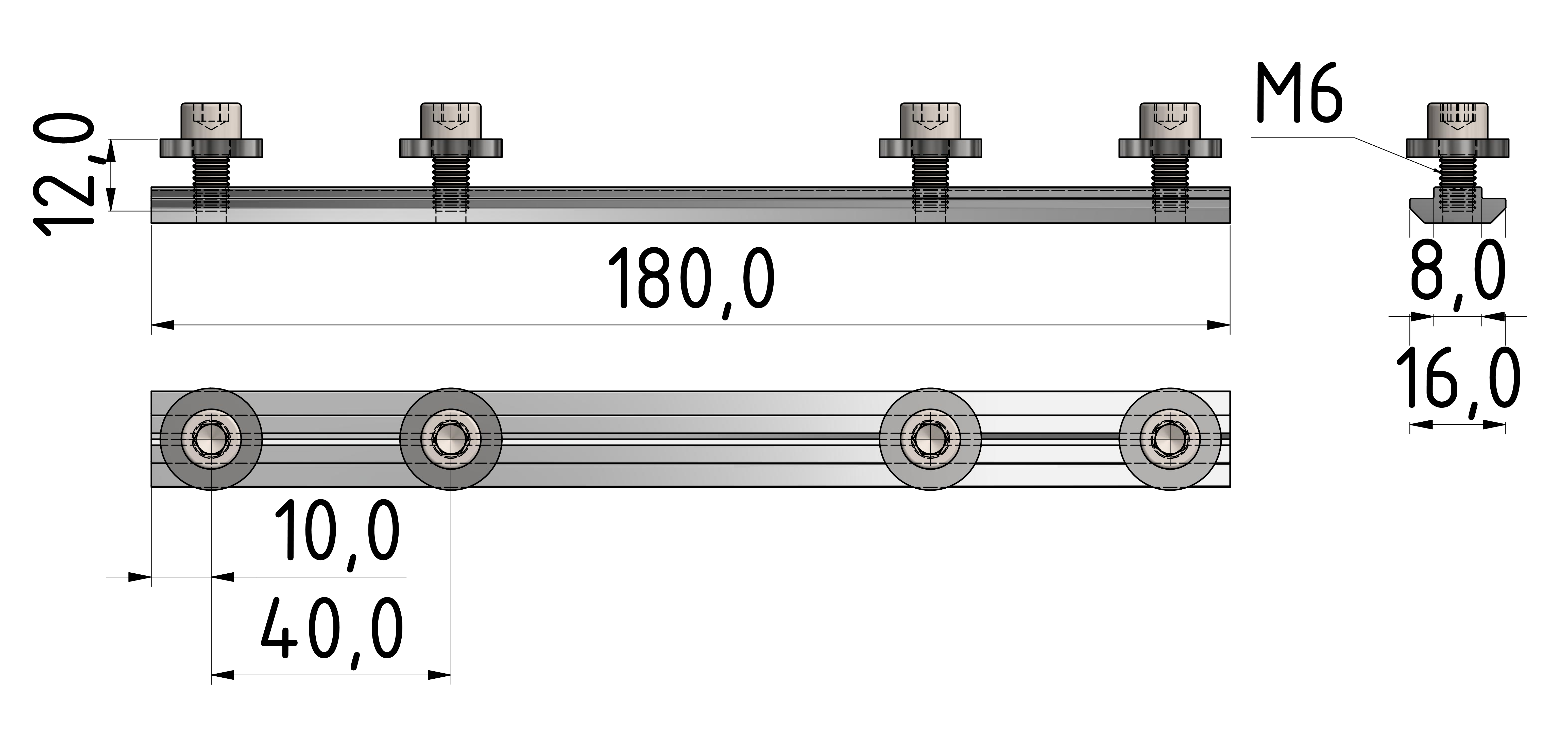 Nutenverbinder 180, verzinkt-8