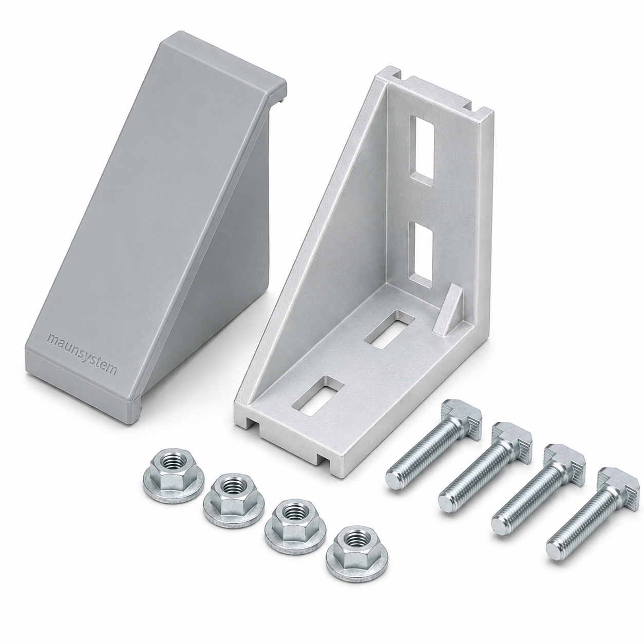 Winkelsatz 45x90, natur grau-10