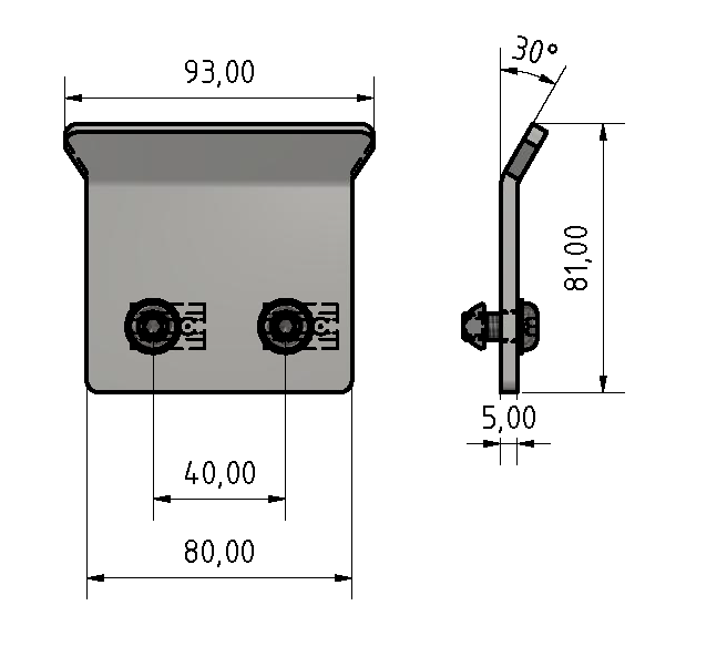Stapelführung-Satz 80x80 30°,verzinkt-8 Stapelführung-Satz 80x80 30°,verzinkt-8