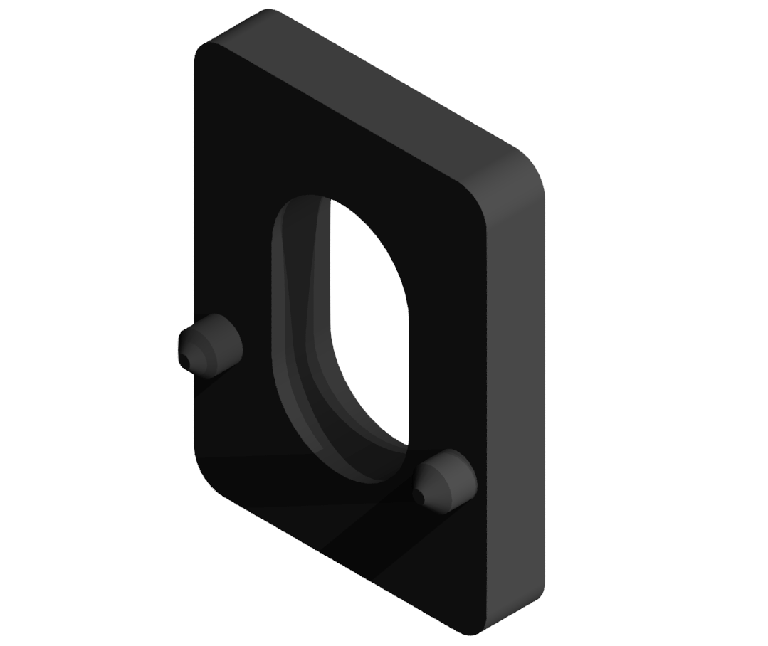 Clamp-Block Spacer 8 3mm, black
