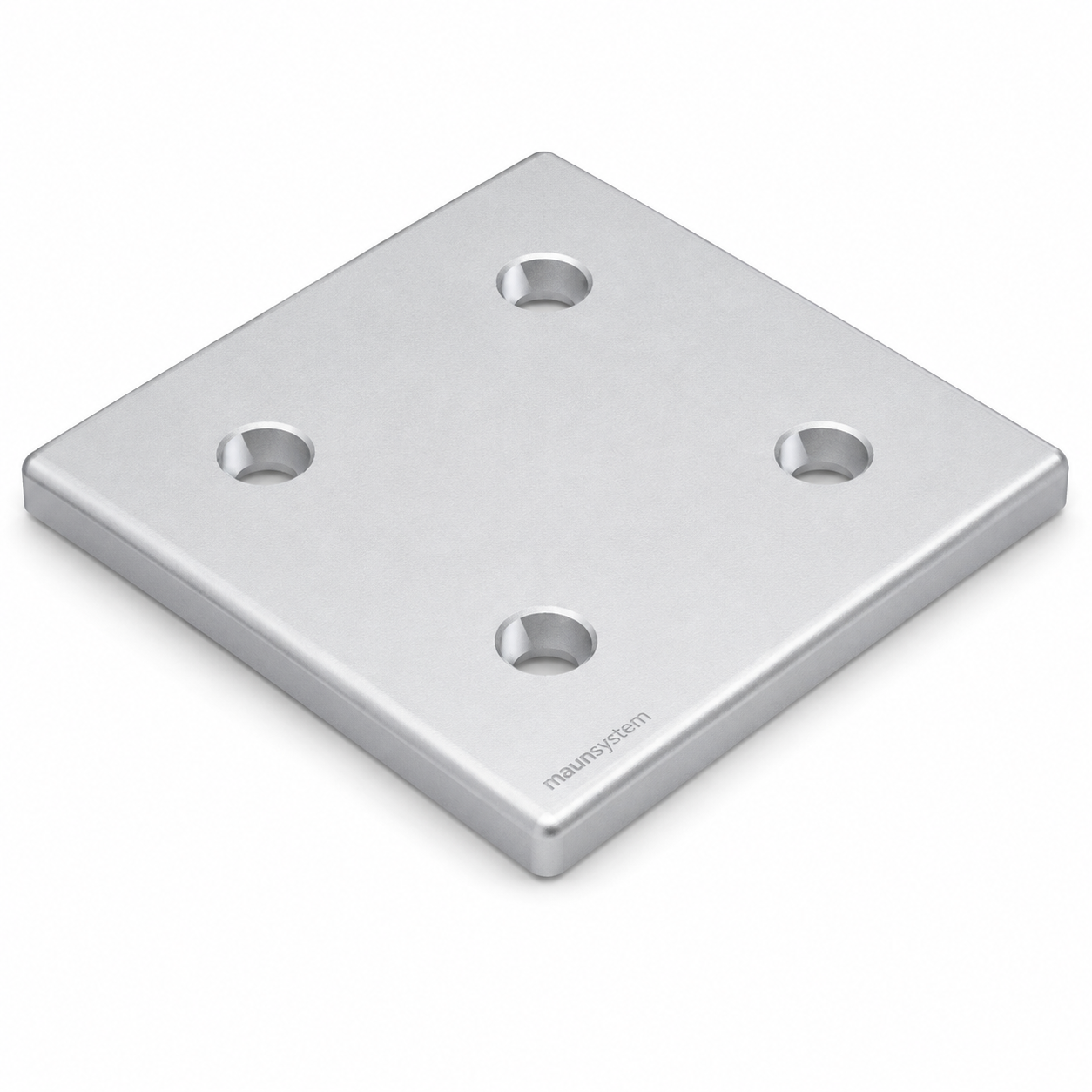 Verbinderplatte 80x80, eloxiert-10
